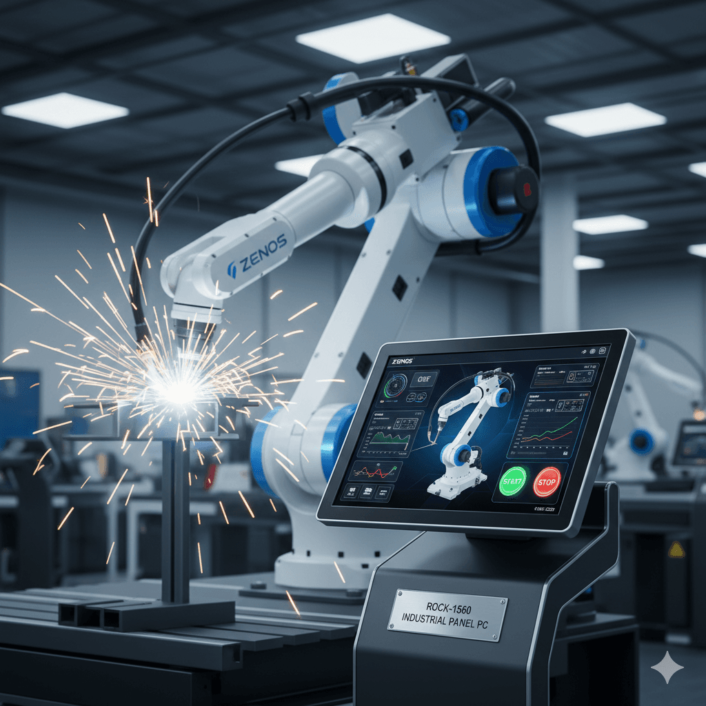 Akıllı Fabrikaların Yüzü: Robot Kontrolünde Endüstriyel Panel PC Avantajları